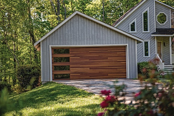 CHI Planks Garage Door