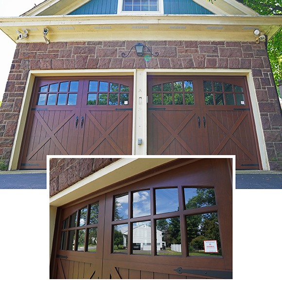 Simulated Divided Lites on Garage Door