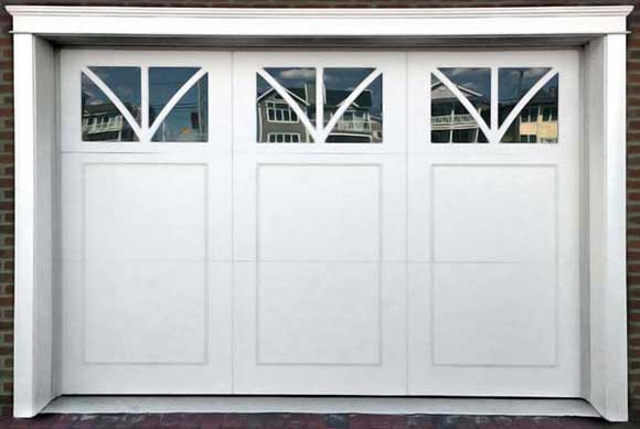 Custom White Vinyl Door