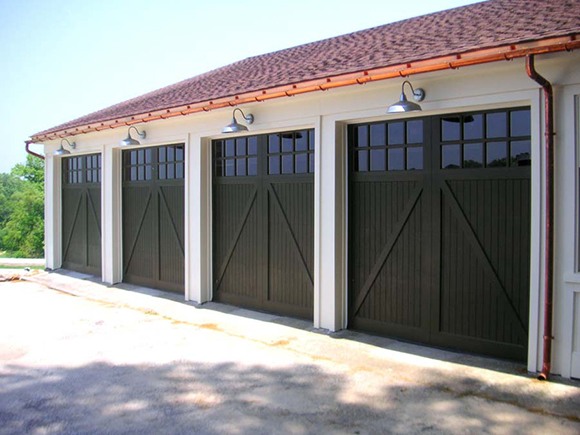 Black Vinyl Garage Doors
