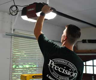 Technician Repairing Opener